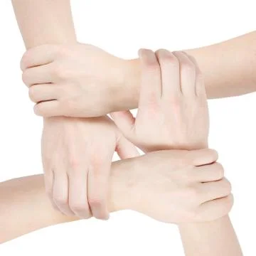 United hands Stock Photos