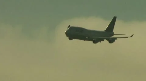 United Jet Stablized Stock-Footage 8867481