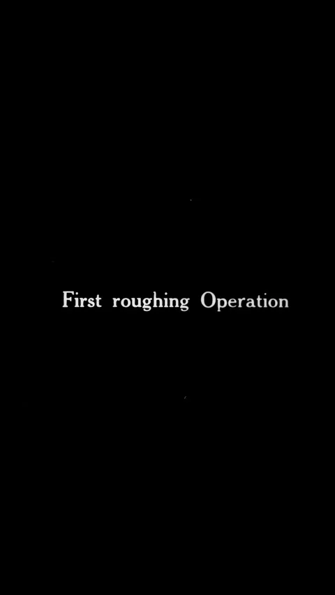 UNITED KINGDOM - 1917 - The first roughing operation on a Howitzer shell's Stock Footage 340327764