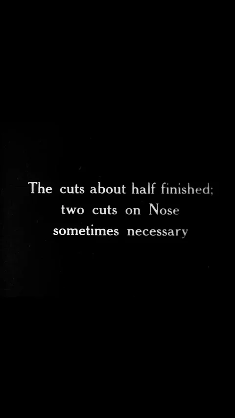 UNITED KINGDOM - 1917 - Two cuts are made on a Howitzer shell forging in a Stock Footage 340327084