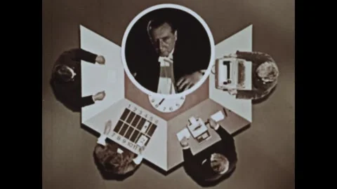 UNITED KINGDOM - 1967 - The control unit of a computer is likened to an Stock Footage 340658840