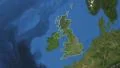 United Kingdom. 3d earth in space - zoom in on United Kingdom contoured 4k 4k or 4k+ Resolution