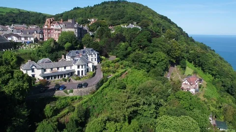 United Kingdom, Exmoor, Lynton, Devon Stock Footage 80680628