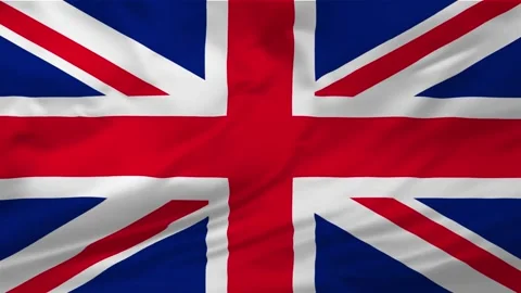 United Kingdom flag background Stock Footage 263943107