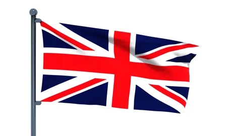 United Kingdom Flag Stock Footage 150197285