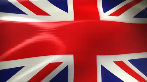 United Kingdom Flag - HD Loop 库存影片 999598