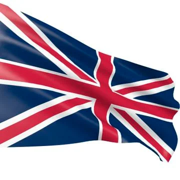 United Kingdom flag Stock Illustration