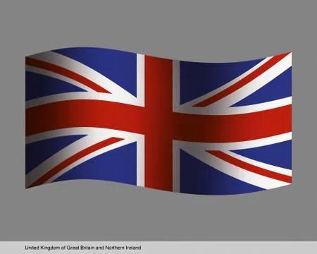 United Kingdom Flag Stock Illustration