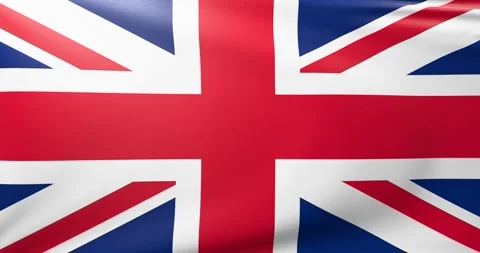  United Kingdom flag texture Stock-Footage 302740627
