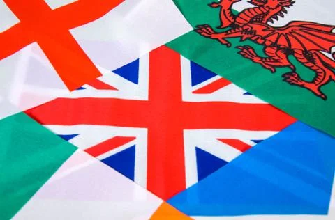 United Kingdom Flags Stock Photos