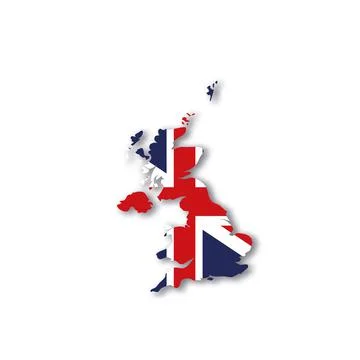 United Kingdom of Great Britain and Northern Ireland, UK national flag in a Stock Illustration