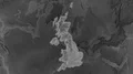 United Kingdom - hub of the world. Grayscale 4k or 4k+ Resolution