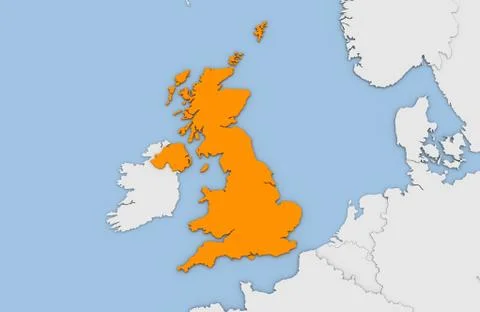 United Kingdom Stock Illustration