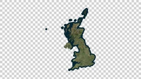 United Kingdom Map Stock Illustration