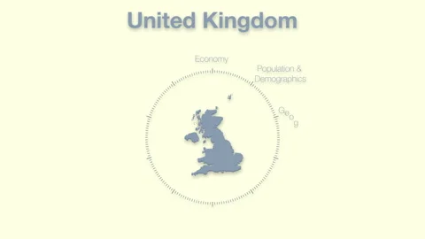 United Kingdom MAP revealingmotion graphics data elements Stock Footage 339878591