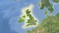 United Kingdom on maps - outlined and glowed. Neighbourhood. Set of animations. 4k or 4k+ Resolution