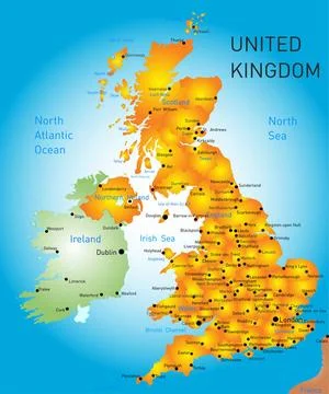 United Kingdom Vector color map of United Kingdom Copyright: xZoonar.com/R... Stock Photos