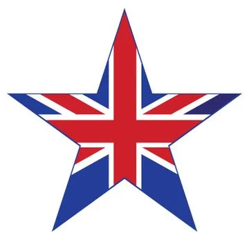 United Kingdom,of vector flag, icon sticker. Stock Illustration