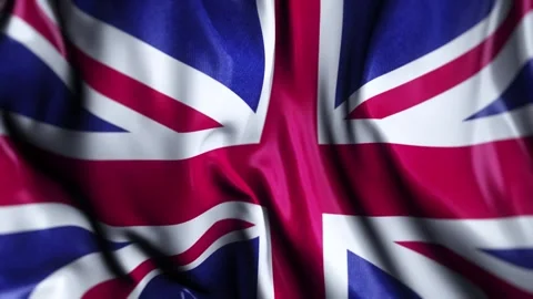 United Kingdom  WAVING FLAG LOOP Stock Footage 321019758