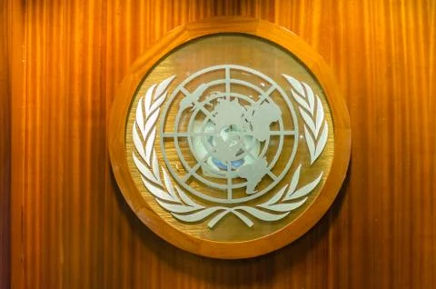 United nations backdrop Foto stock