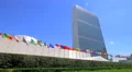 United Nations building headquarters New York City members countries flags NYC 4k or 4k+ Resolution