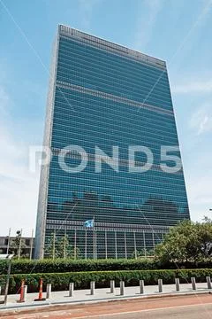 United Nations Building in New York Stock Photos