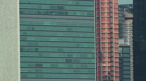 United Nations close up Stock Footage 51034943