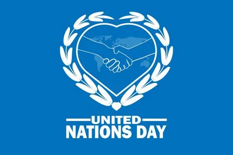 United Nations Day Vector illustration Illustrazione stock