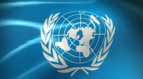 United Nations Flag - HD Loop 库存影片 999583