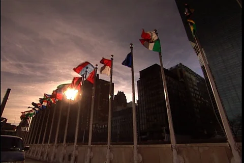 United Nations Video stock 86752997