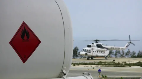 United Nations helicopter Stock Footage 36929485