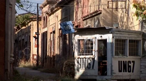 United Nations UN border post in ceasefire buffer zone of Cyprus Stock Footage 61417871