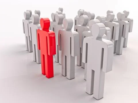 United people Stock Illustration