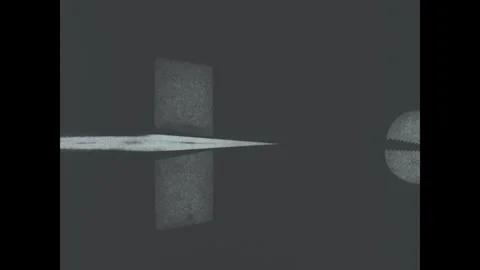United States 1940s: A long, thin object moving horizontally across the frame. Stock Footage 340085238