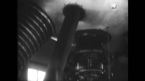 UNITED STATES - 1950 - The electrostatic generator runs at the Carnegie Stock Footage 316680254