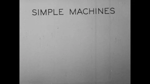 UNITED STATES 1950s: Animation, objects appear with labels. Stock Footage 311725110