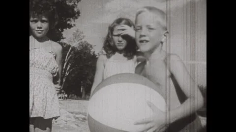 UNITED STATES 1950s: Text on screen reads: "DEVELOPMENT FOLLOWS A PATTERN. Stock Footage 337200506