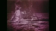United States 1960S: Astronaut Stood By Space Craft. Astronaut Walks Towards Stock Footage