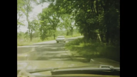 United States 1965, 1960s American Highway Road Trip Stock Footage 276886642