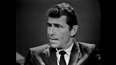 UNITED STATES - 1968 - In an interview, screenwriter Rod Serling laments his Vidéo 340571857