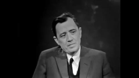 UNITED STATES - 1968 - In an interview with screenwriter Rod Serling, James Vidéo 340571876