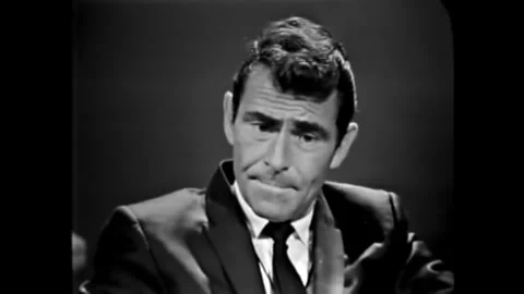 UNITED STATES - 1968 - In an interview with screenwriter Rod Serling, James Stock Footage 340571885