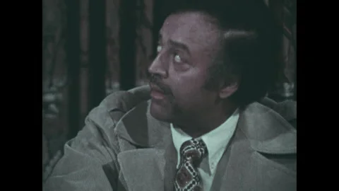 UNITED STATES 1970s: Printer loading press with ink. Man lights furnace. Stock Footage 332073617