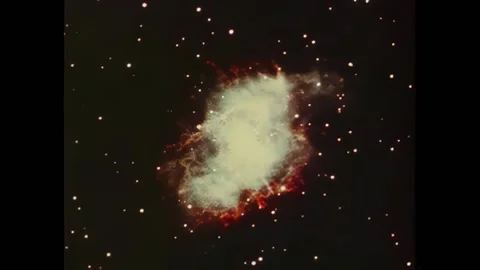 UNITED STATES - 1971 - View of various galaxies in the universe. A supernova Stock Footage 312793036