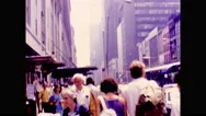 United States 1980S, Daytime Tilt Shot Of Empire State Building Stock Footage