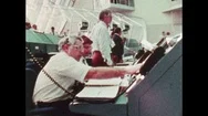 United States: 1981: People Working At Mission Control Before Space Shuttle Stock Footage