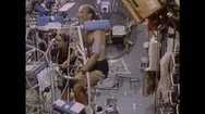 United States 1990S: Astronaut 'Jim' (James) Bagian Undergoing Exercise Testing Stock Footage