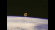 United States 1990S: Satellite Launched Into Space During Sts-40 Mission Stock Footage