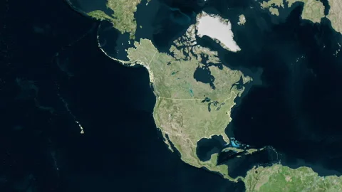 United States with Alaska and Hawaii - United States Alaska And Hawaii Footage 241684642 Iconl 