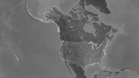 United States with Alaska and Hawaii - United States Alaska And Hawaii Footage 273498307 Iconl 